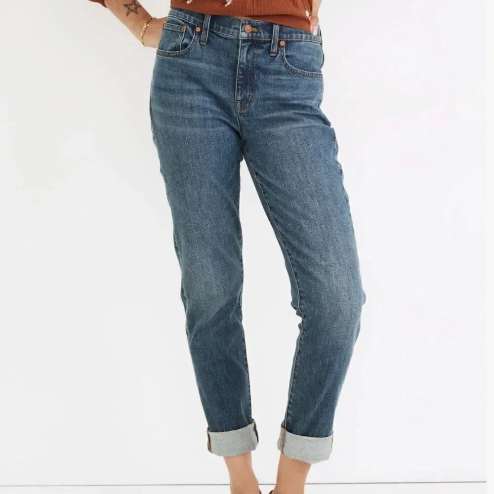 Madewell NA935 The Slim Boyjean in Fearn Wash NWOT size 25
